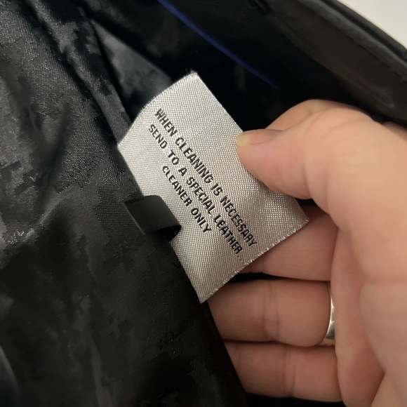 Wilsons Black Leather Jacket Women’s Large - Picture 11 of 16